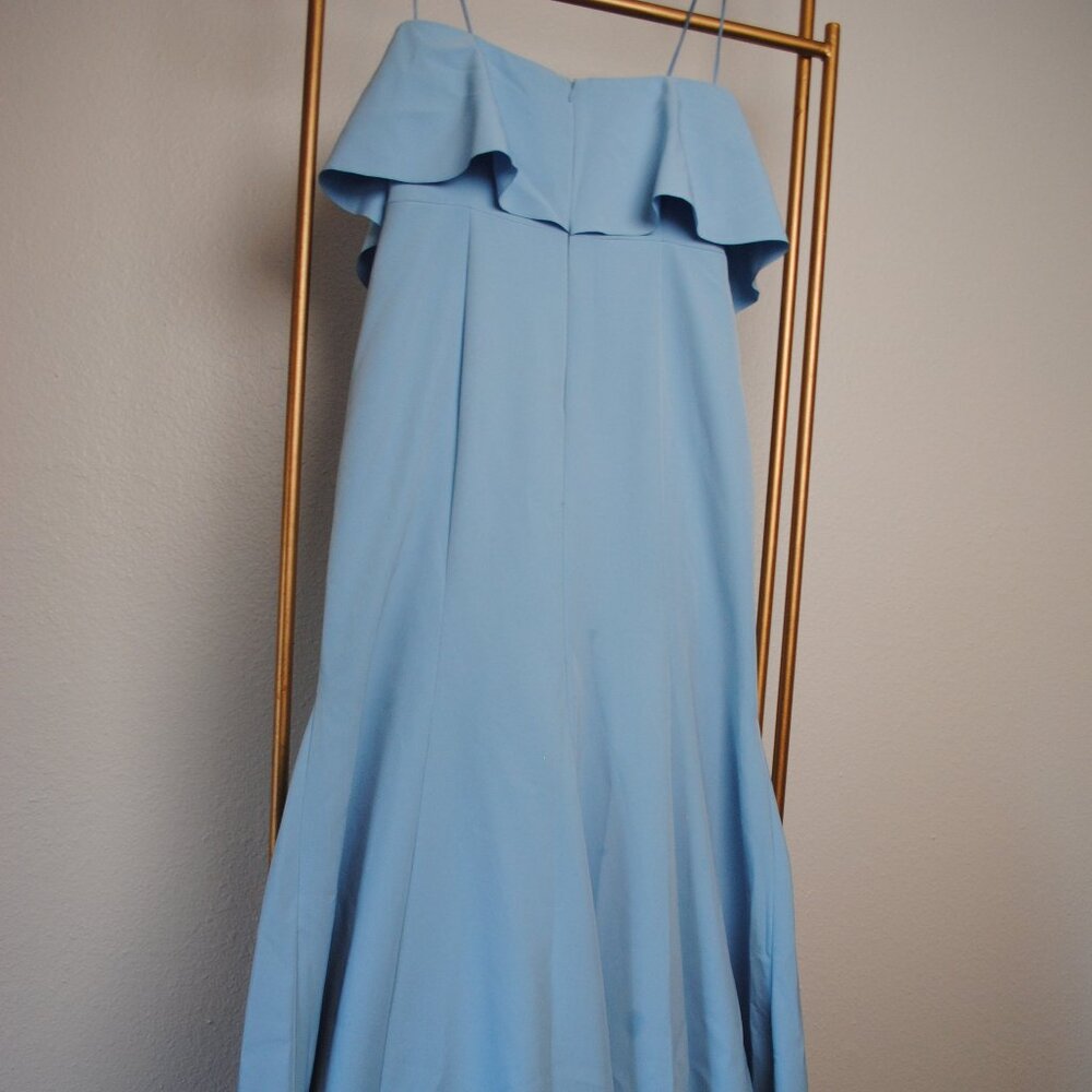 Nicole Miller New York Sky Blue Mermaid Gown